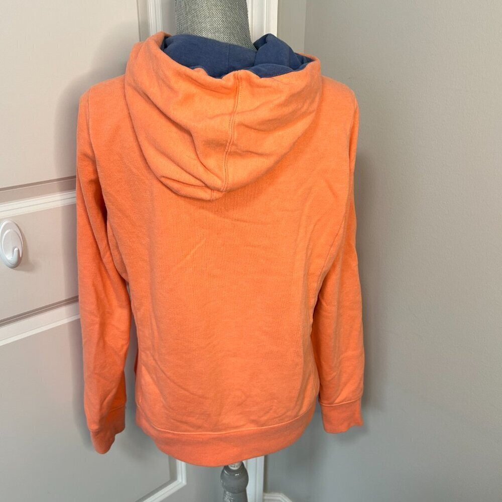 Women's The North Face Orange Hoodie GUC Size M/M - Picture 2 of 2